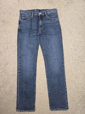 GAP Dark Blue Straight-Leg Jeans Size 28 × 30